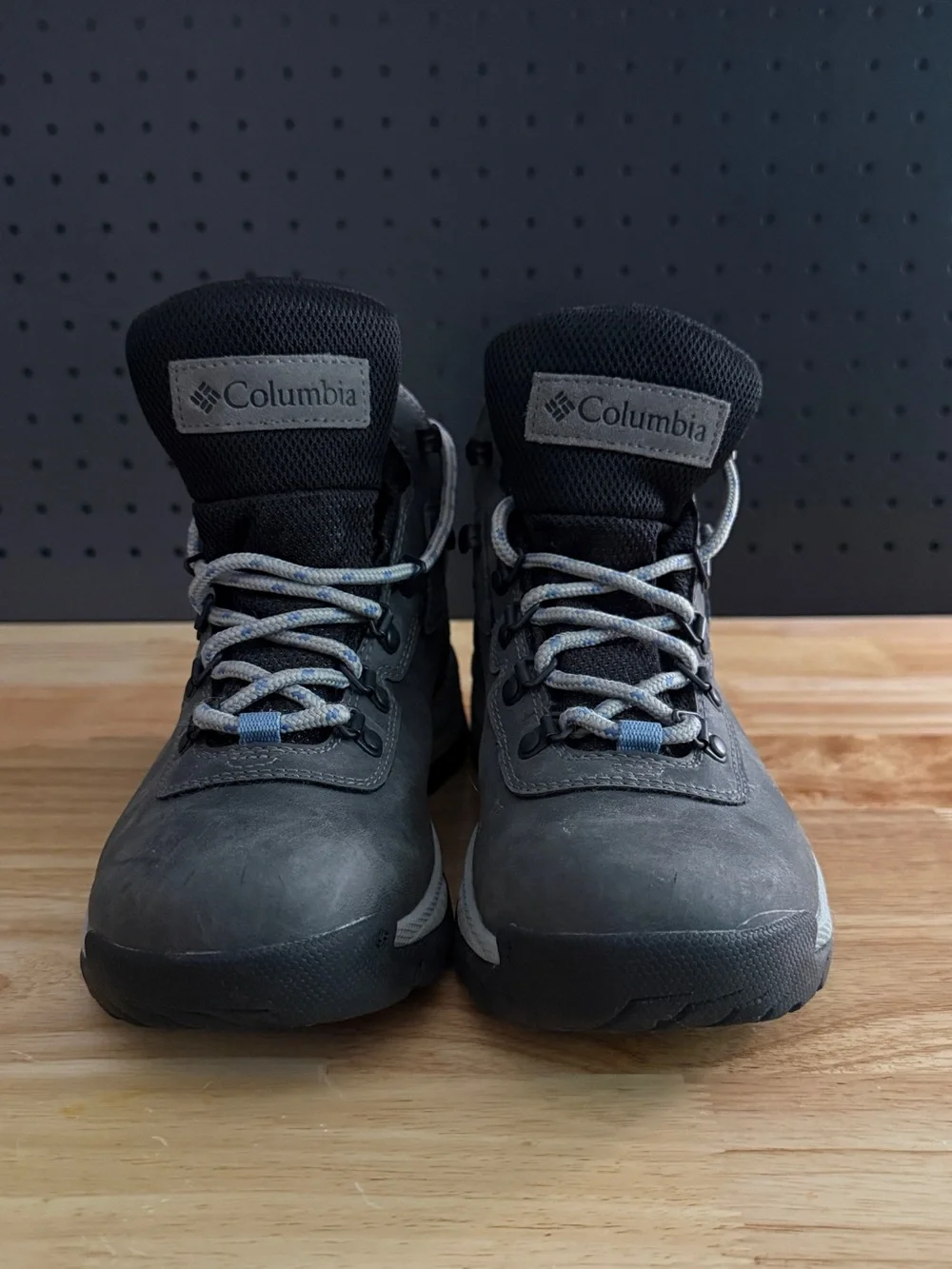 Columbia Kids Gray Lace-Up Outdoor Boots
